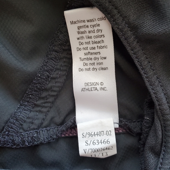 Athleta Shorts Women Large Record Time Microfiber Gray Purple Workout Run Walk L - Picture 10 of 14
